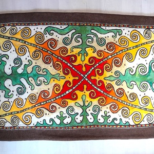 Erdő - nemez szőnyeg, Otthon & Életmód, Lakástextil, Falvédő, Nemezelés, MESKA