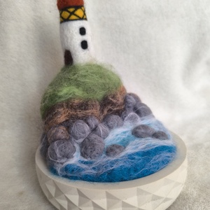 Tűnemezelt világítótorony  - otthon & életmód - dekoráció - asztal és polc dekoráció - asztaldísz - Meska.hu