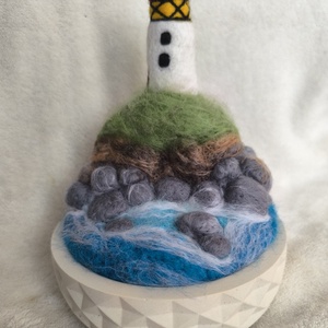 Tűnemezelt világítótorony  - otthon & életmód - dekoráció - asztal és polc dekoráció - asztaldísz - Meska.hu