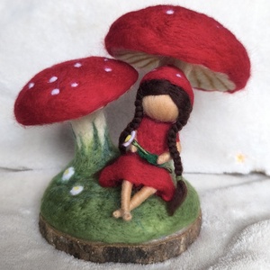 Erdei manó gombákkal, , Nemezelés, MESKA