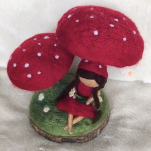 Erdei manó gombákkal -  - Meska.hu