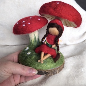 Erdei manó gombákkal -  - Meska.hu