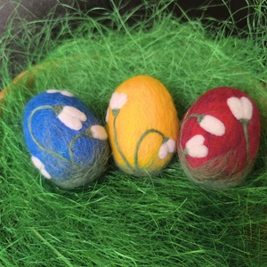 Tűnemezelt húsvéti tojások  - ünnepi díszek, dekorációk - húsvéti díszek és dekorációk - húsvéti tojás, hímestojás - Meska.hu