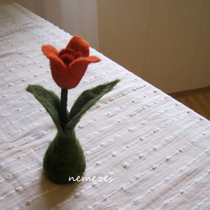 nemez tulipán -  - Meska.hu