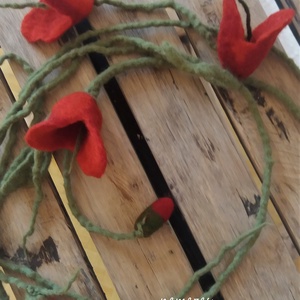 tulipános hangulatban - nemez lánc/öv/hajdísz -  - Meska.hu
