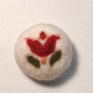 Tulipános nemez szappan - Meska.hu