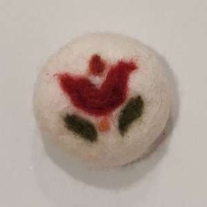 Tulipános nemez szappan - szépségápolás - szappan & fürdés - fürdősó, fürdőgolyó, habfürdő - Meska.hu