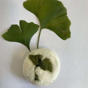Ginkó - nemezelt szappan, Otthon & Életmód, Fürdőszoba, Szappantartó, Nemezelés, MESKA