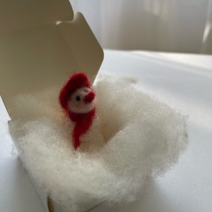 Legkisebb hóember  - otthon & életmód - dekoráció - ajtó- és ablak dekoráció - ajtódísz & kopogtató - Meska.hu