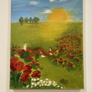 Együtt szundikálunk, Baba - mama, Babaszoba dekoráció, Gyerekszoba falmatrica, Festészet, MESKA