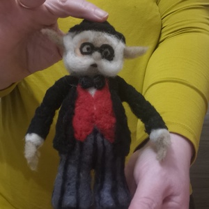 Tűnemez bagoly doktor - kellékek & szerszámok - dekorációs kellékek - figurák - Meska.hu