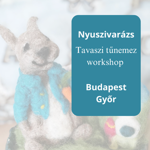 Nyuszivarázs-tavaszi tűnemez workshop Budapest, Győr - diy (csináld magad) - workshop & tanfolyam - Meska.hu