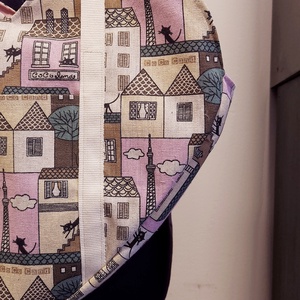 Heart Tote Bag / Cat edition - táska & tok - bevásárlás & shopper táska - shopper, textiltáska, szatyor - Meska.hu