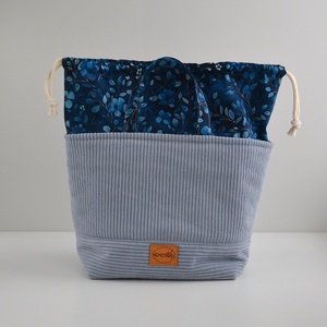 Nagy méretű behúzós projekt táska kézimunkához (világoskék kordbársony) - táska & tok - kézitáska & válltáska - kézitáska - Meska.hu Nagy méretű behúzós projekt táska kézimunkához (világoskék kordbársony) - táska & tok - kézitáska & válltáska - kézitáska - Meska.hu