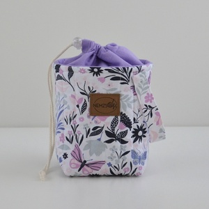 Kis méretű behúzós projekt táska kézimunkához (pillangós), Táska & Tok, Kézitáska & válltáska, Kézitáska, Varrás, MESKA