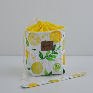 Kis méretű behúzós projekt táska kézimunkához (citromos) - táska & tok - kézitáska & válltáska - kézitáska - Meska.hu Kis méretű behúzós projekt táska kézimunkához (citromos) - táska & tok - kézitáska & válltáska - kézitáska - Meska.hu