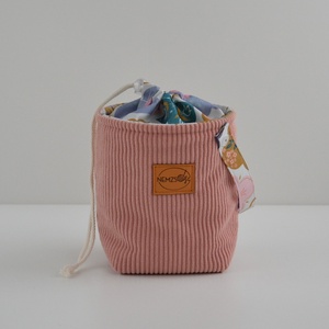 Kis méretű behúzós projekt táska kézimunkához (rózsaszín), Táska & Tok, Kézitáska & válltáska, Kézitáska, Varrás, MESKA