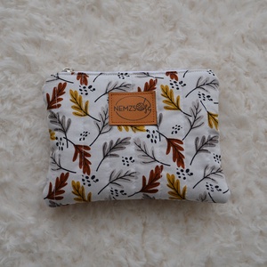 Kis cipzáros nesszeszer (őszi leveles), Táska & Tok, Kézitáska & válltáska, Belső rendező, Varrás, MESKA