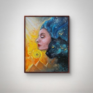 Mistyc - akril festmény vegyes technika - művészet - festmény - akril - Meska.hu