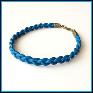 Egyedi natúr fonott valódi bőr karkötő - Meska.hu