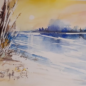 A tónál - akvarell - Meska.hu