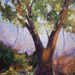 Vén diófa, olajfestmény,70x50,kortárs alkotás, Művészet, Festmény, Olajfestmény, Festészet, MESKA