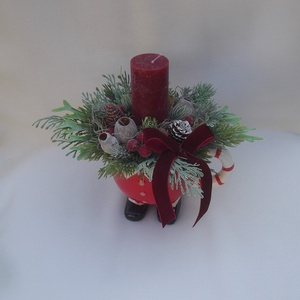 Karácsonyi asztaldísz - karácsony - adventi díszek - adventi asztaldísz - Meska.hu