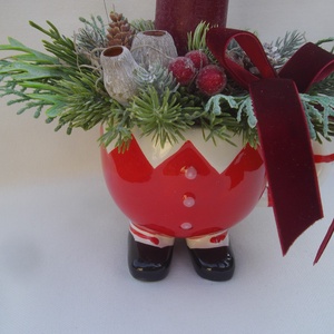 Karácsonyi asztaldísz - karácsony - adventi díszek - adventi asztaldísz - Meska.hu