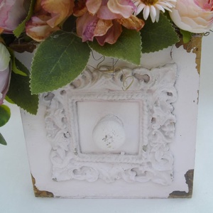 Nyuszi virágok közt húsvéti/tavaszi asztaldísz - otthon & életmód - dekoráció - asztal és polc dekoráció - asztaldísz - Meska.hu