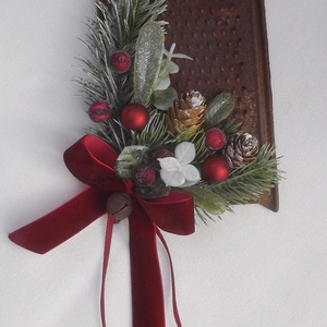 Régi reszelőből karácsonyi ajtó- vagy faldísz - karácsony - adventi díszek - adventi ajtódísz - Meska.hu Régi reszelőből karácsonyi ajtó- vagy faldísz - karácsony - adventi díszek - adventi ajtódísz - Meska.hu