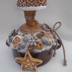 Csupa édes karácsonyi asztaldísz - karácsony - adventi díszek - adventi asztaldísz - Meska.hu