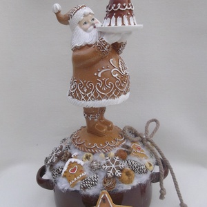 Csupa édes karácsonyi asztaldísz - karácsony - adventi díszek - adventi asztaldísz - Meska.hu