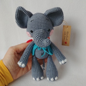 Amugurumi/Horgolt Elefánt - Meska.hu
