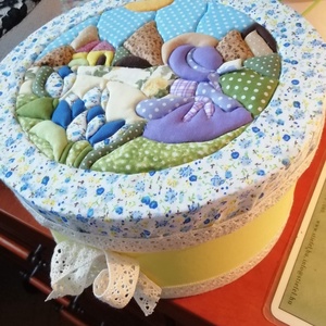 Patchwork kalapdoboz - Meska.hu