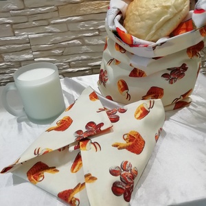 Uzsonnás szett - otthon & életmód - konyhafelszerelés, tálalás - konyhai textil - szalvéta - Meska.hu