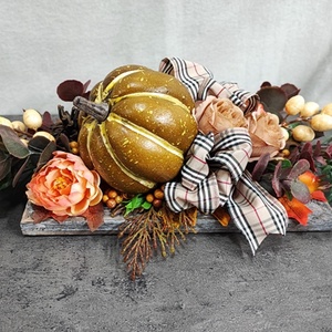 Őszi asztaldísz fa tálcán - 12x50cm - otthon & életmód - dekoráció - asztal és polc dekoráció - asztaldísz - Meska.hu Őszi asztaldísz fa tálcán - 12x50cm - otthon & életmód - dekoráció - asztal és polc dekoráció - asztaldísz - Meska.hu