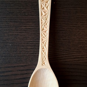 Faragott kanál - otthon & életmód - konyhafelszerelés, tálalás - tálalás - tányér & étkészlet - Meska.hu