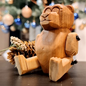 Fa játékmackó, Játék & Sport, Plüssállat & Játékfigura, Maci, Famegmunkálás, MESKA