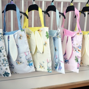 Tojásgyűjtő húsvéti táska - ünnepi díszek, dekorációk - húsvéti díszek és dekorációk - húsvéti kosár - Meska.hu