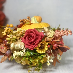 Tök kaspó, dekoráció őszi asztaldísz kézzel festett - Meska.hu