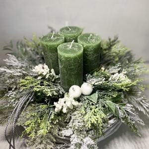 Adventi asztaldísz  - Meska.hu