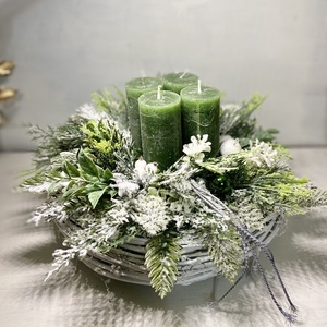 Adventi asztaldísz  - karácsony - adventi díszek - adventi asztaldísz - Meska.hu