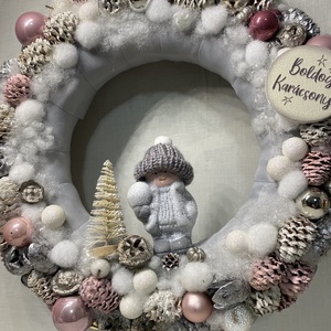 Karácsonyi ajtódísz, kopogtató, Karácsony, Adventi díszek, Adventi ajtódísz, Mindenmás, MESKA