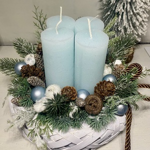 Adventi asztaldísz  - Meska.hu