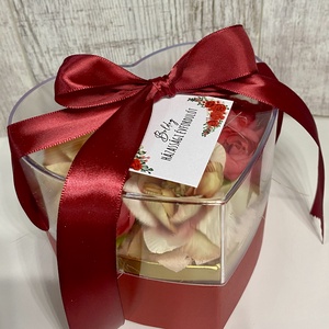 Szív alakú dekorbox  - otthon & életmód - dekoráció - asztal és polc dekoráció - asztaldísz - Meska.hu