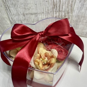 Szív alakú dekorbox  - otthon & életmód - dekoráció - asztal és polc dekoráció - asztaldísz - Meska.hu