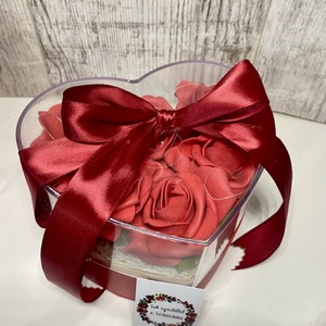 Szív alakú dekorbox  - otthon & életmód - dekoráció - asztal és polc dekoráció - asztaldísz - Meska.hu