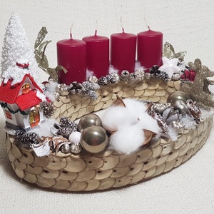 Adventi koszorú - Meska.hu