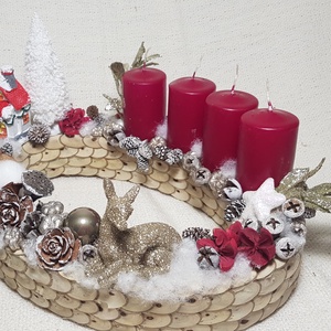 Adventi koszorú - karácsony - adventi díszek - adventi koszorú - Meska.hu