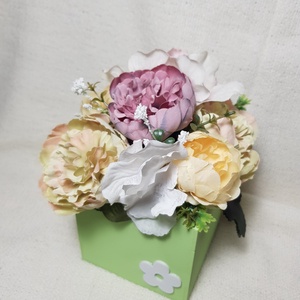 Tavaszi asztaldísz, Otthon & Életmód, Virágdekoráció, Virágdíszek, Asztali virágdísz, Virágkötés, MESKA